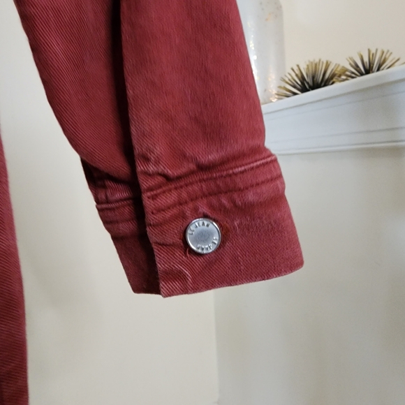 🔥Le Jean Eliza Brown Denim Asymmetrical Hem Shirtdress - Picture 9 of 16